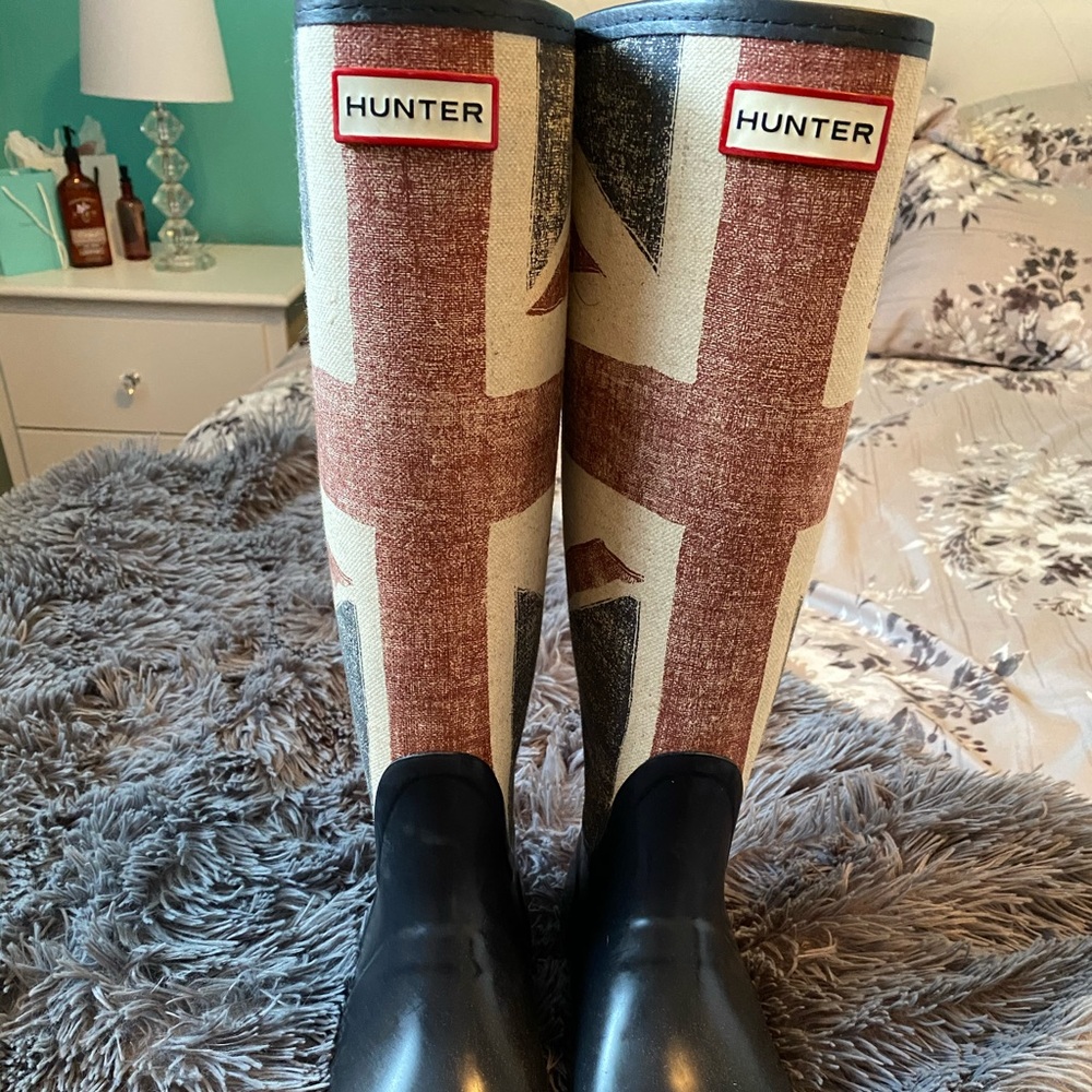 Hunter boots and socks